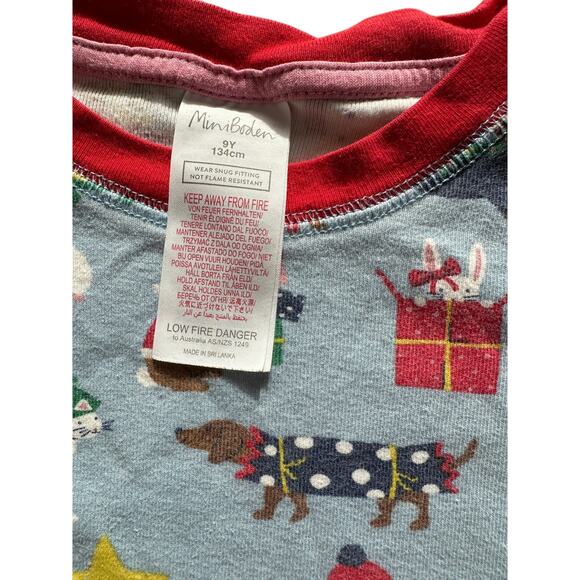 Mini Boden Christmas Pajama Set - Picture 3 of 5